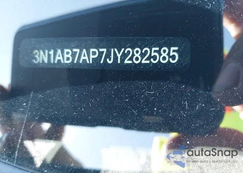 2018 Nissan Sentra Sr z USA, uszkodzony, nr VIN 3N1AB7AP7JY282585